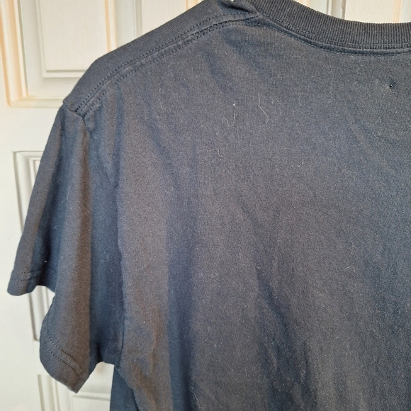 PowerPuff Girls Tee SzM Black Power Puff Characters Short Sleeves Machine Wash - Picture 9 of 9